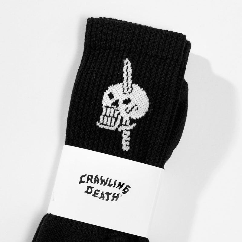 Skull Socks - Black