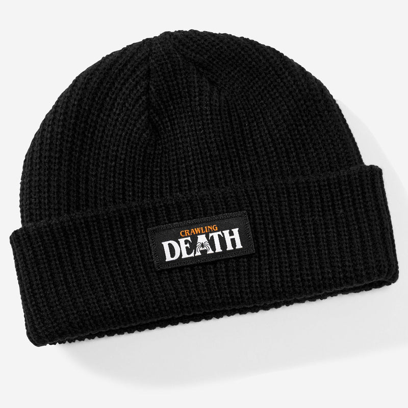 Death Spider Knit Beanie - Black