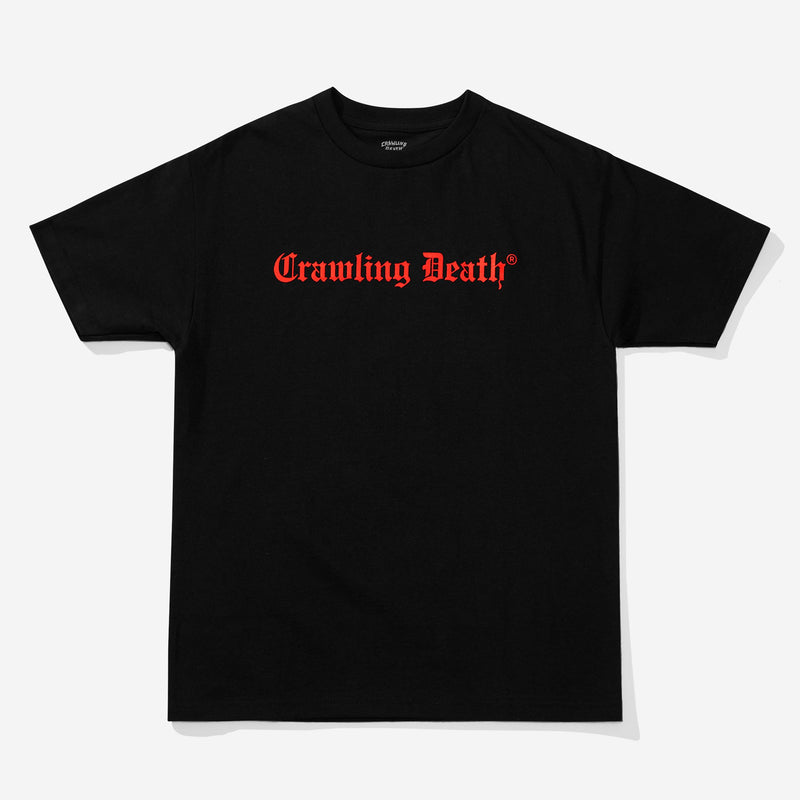 Gothic Logo T-Shirt - Black/Red
