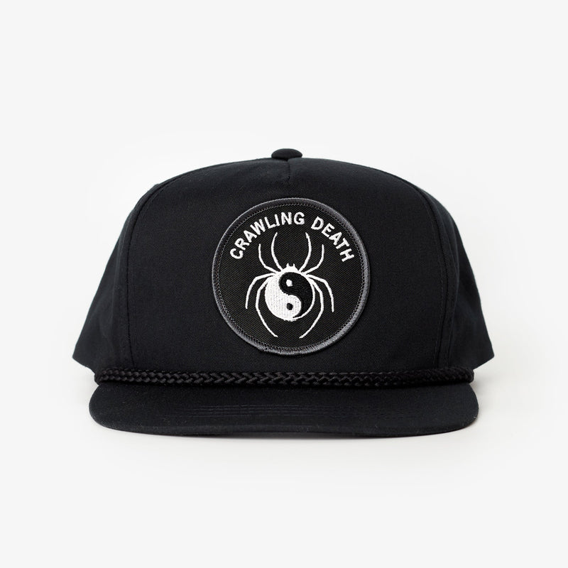 Spider Yin Yang Hat - Black
