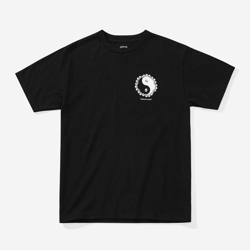 Yin Yang Skulls T-Shirt - Black
