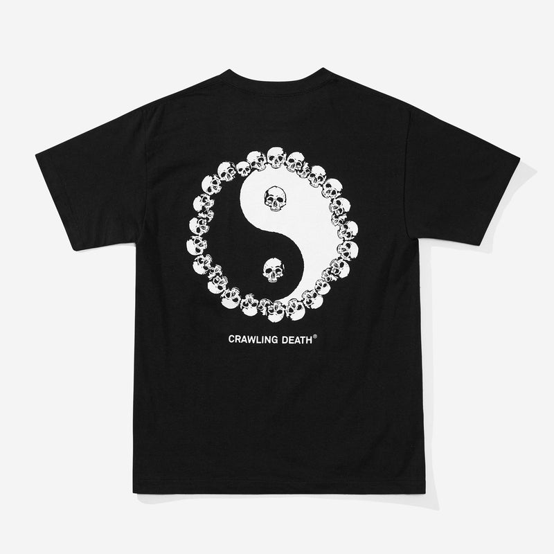 Yin Yang Skulls T-Shirt - Black