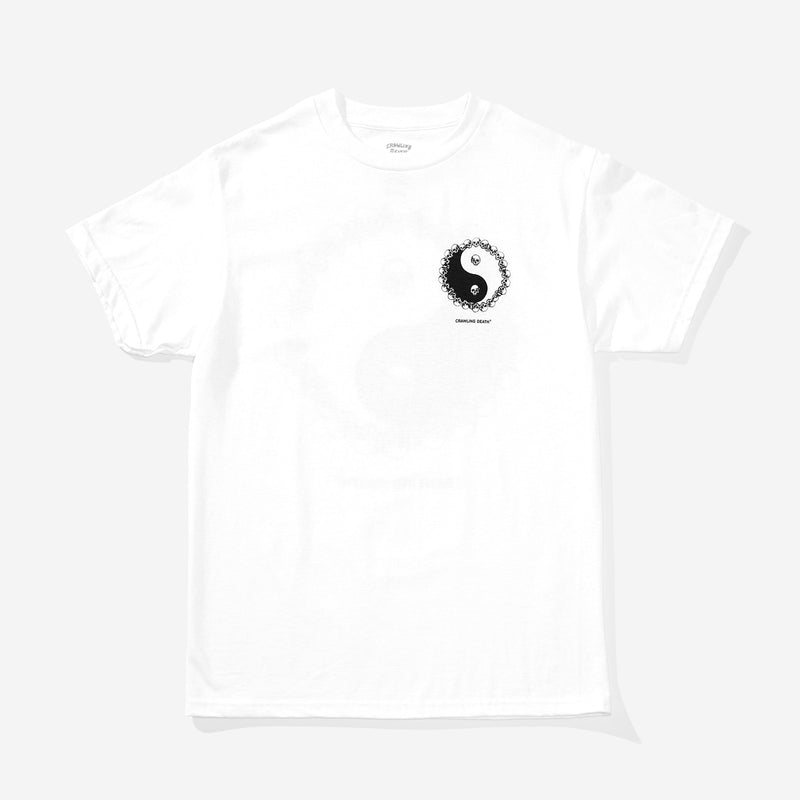 Yin Yang Skulls T-Shirt - White