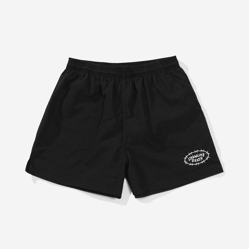 Barbed Logo Nylon Shorts