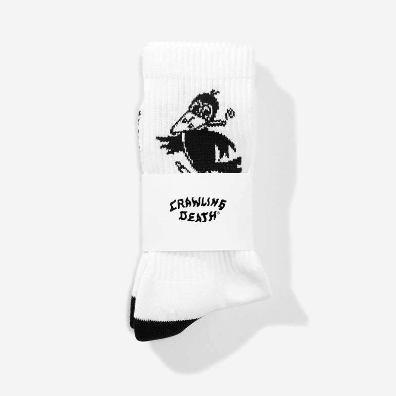 Crow Socks - White
