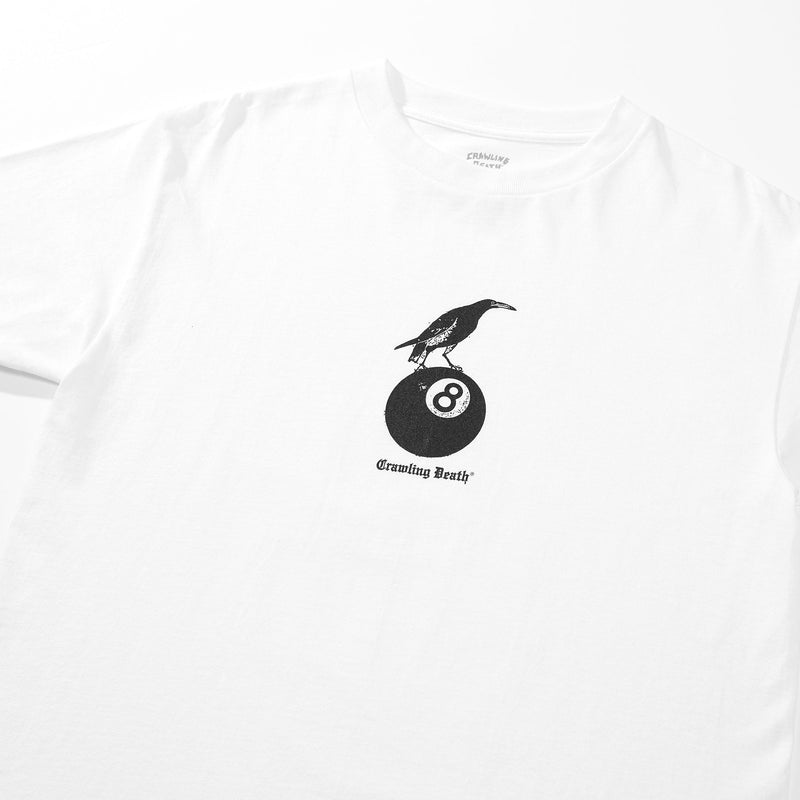 Crow 8 Ball T-Shirt - White