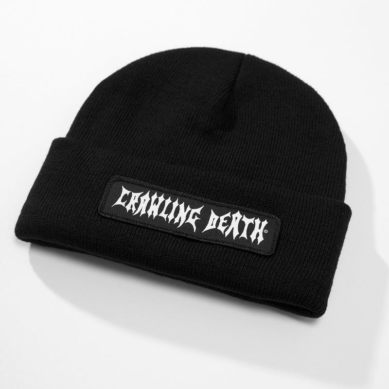 Metal Logo Beanie - Black