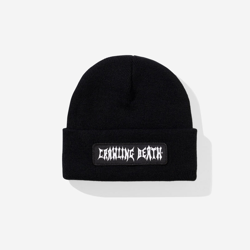 Metal Logo Beanie - Black