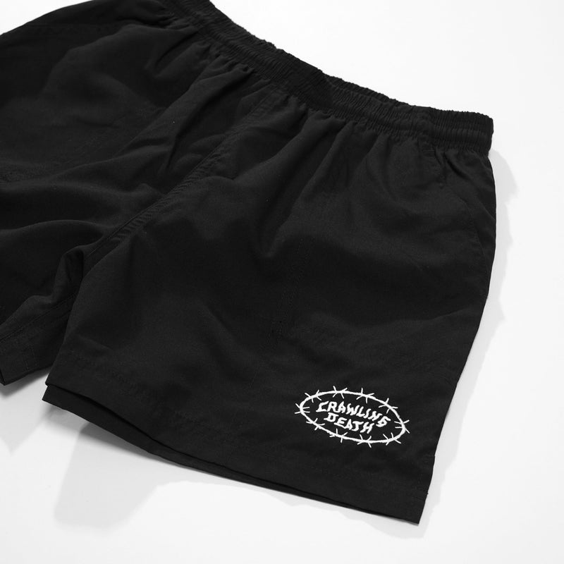 Barbed Logo Nylon Shorts