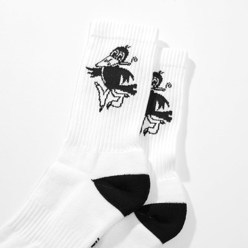 Crow Socks - White