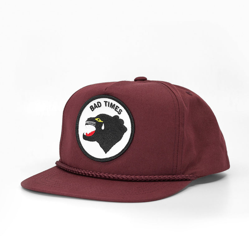 Bad Times hat - Burgundy