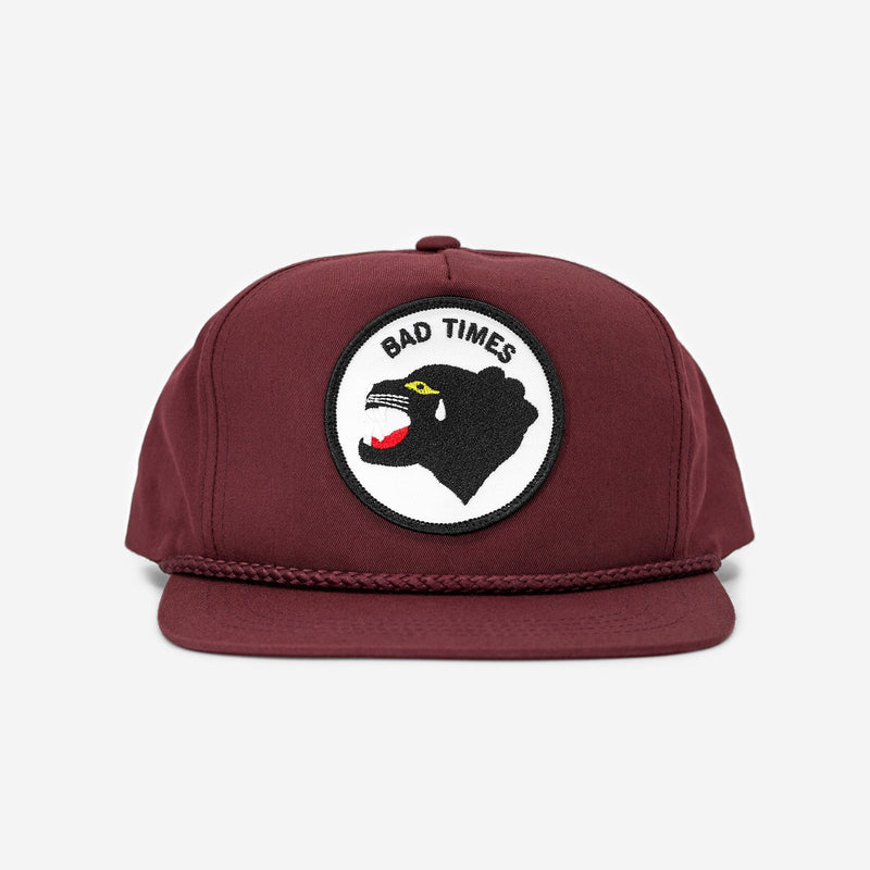 Bad Times hat - Burgundy