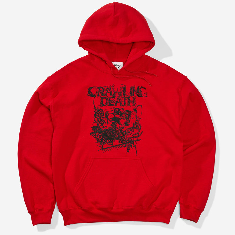 BC Skull Hood - Red