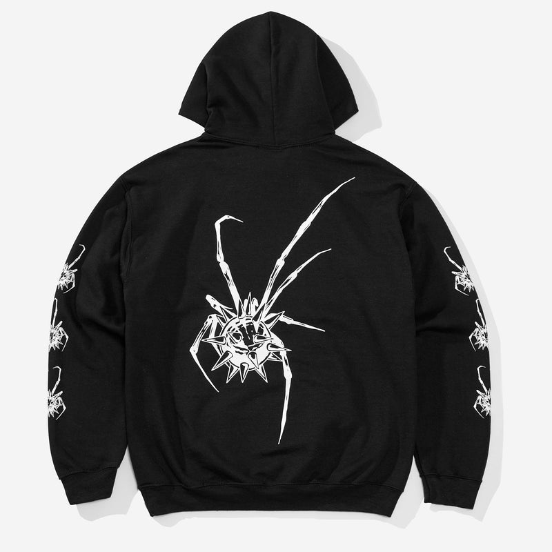 Spike Spider Hood - Black