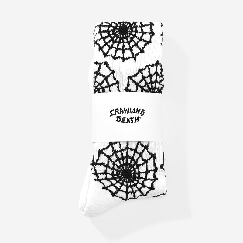 Web Socks - White