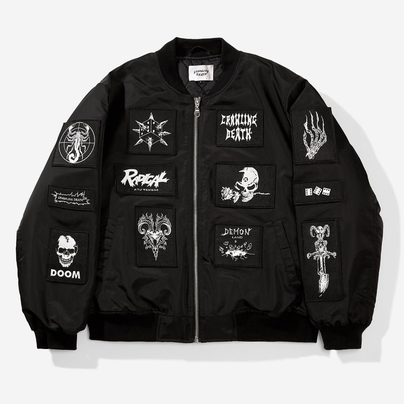 Patch Bomber Jacket