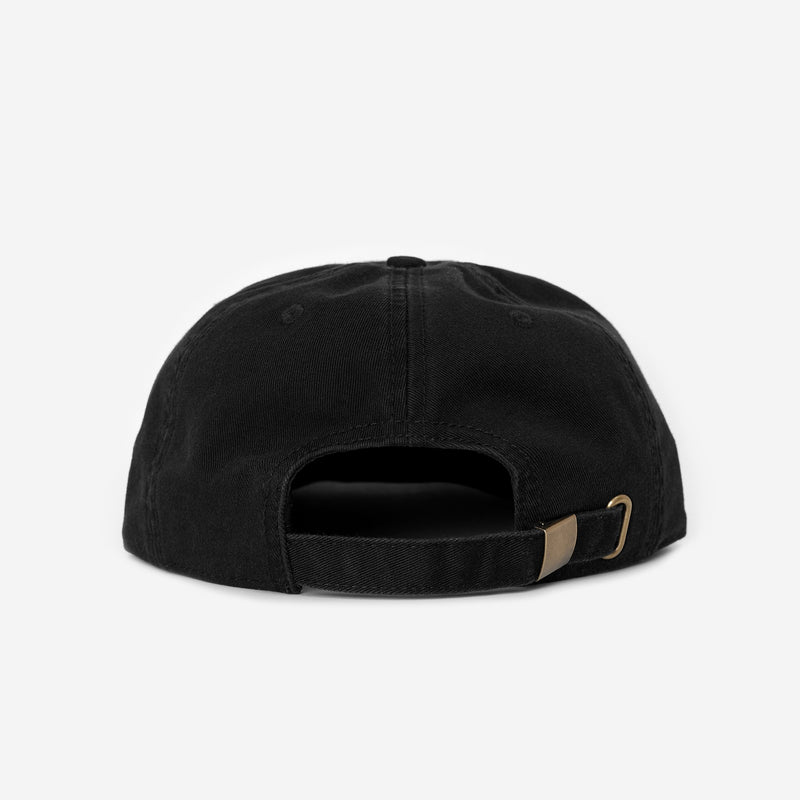 Dice Embroidered Cap - Black