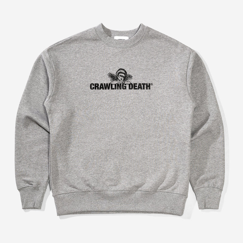 Cherub Logo Heavyweight Crew - Grey