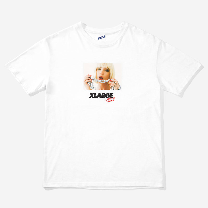 Xlarge Chain Girl T-Shirt - White