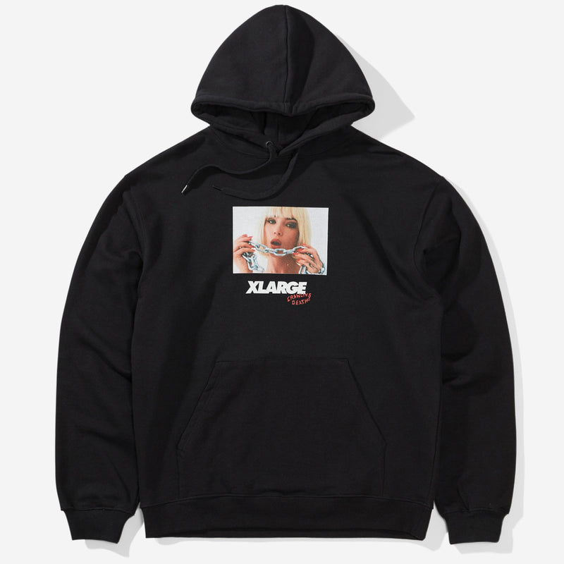 Xlarge Chain Girl Hood - Black