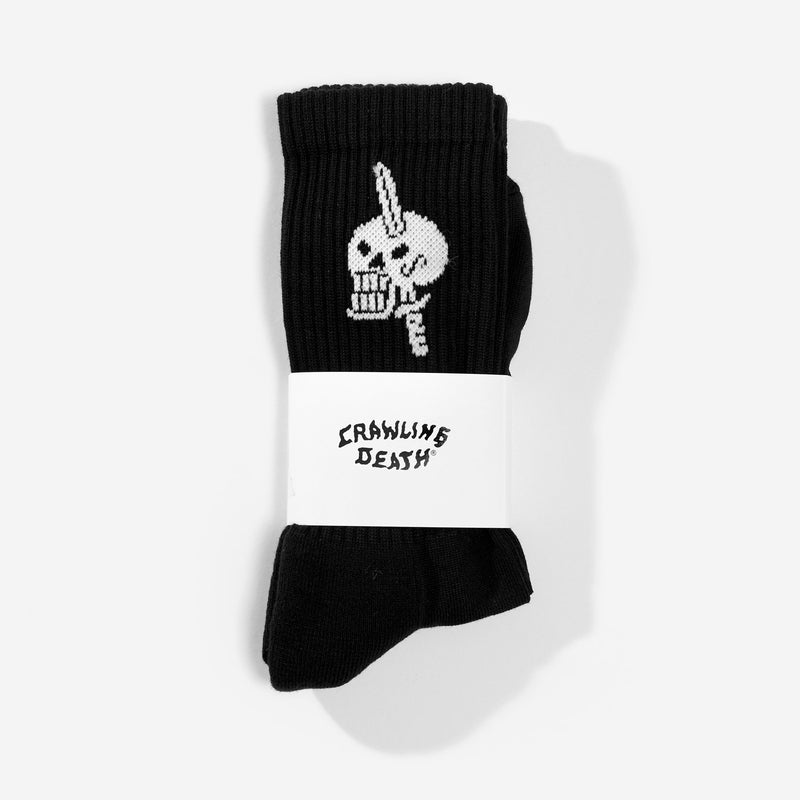 Skull Socks - Black