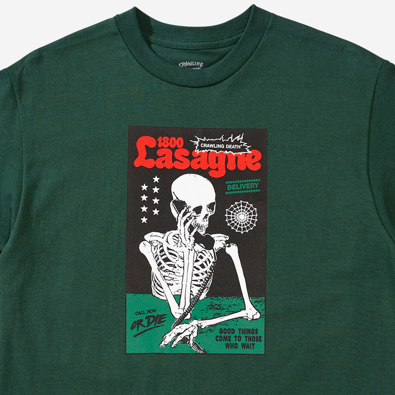 1800 Lasagne T-Shirt - Forrest Green