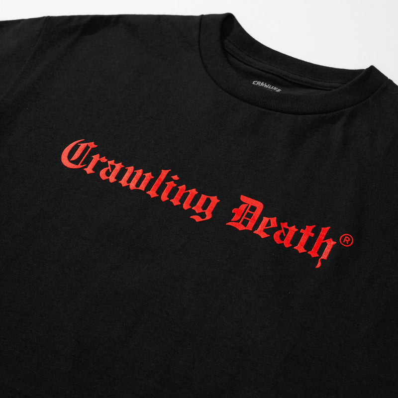 Gothic Logo T-Shirt - Black/Red