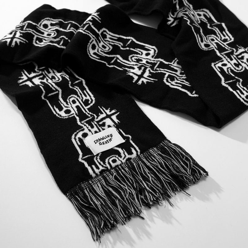 Chain Knitted Scarf