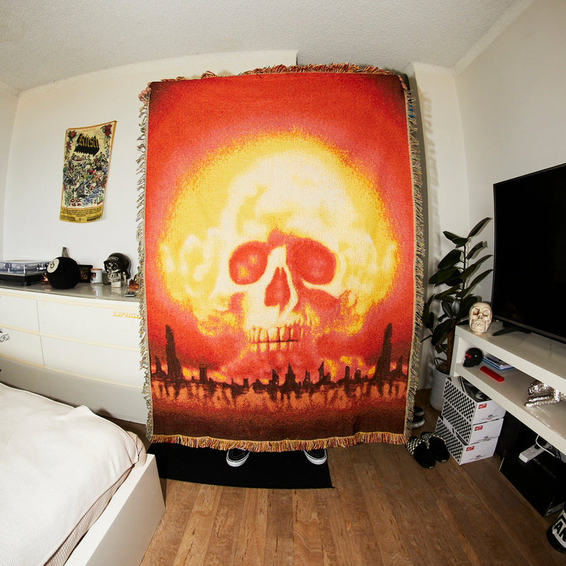 Nuclear Skull - Woven Blanket