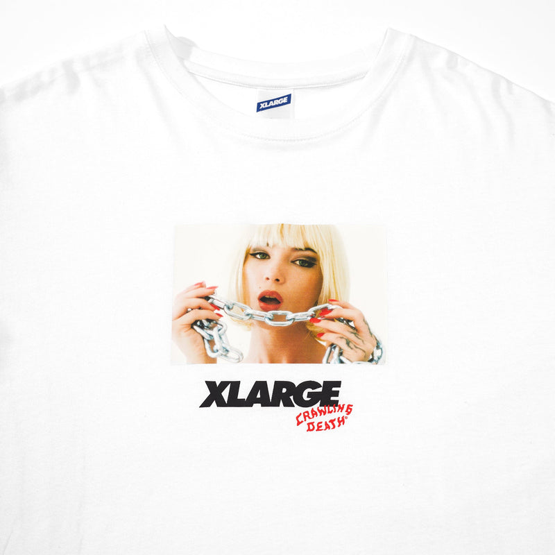 Xlarge Chain Girl T-Shirt - White