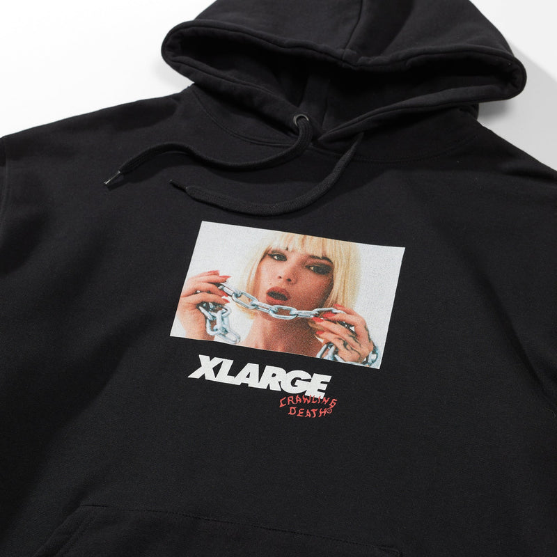 Xlarge Chain Girl Hood - Black
