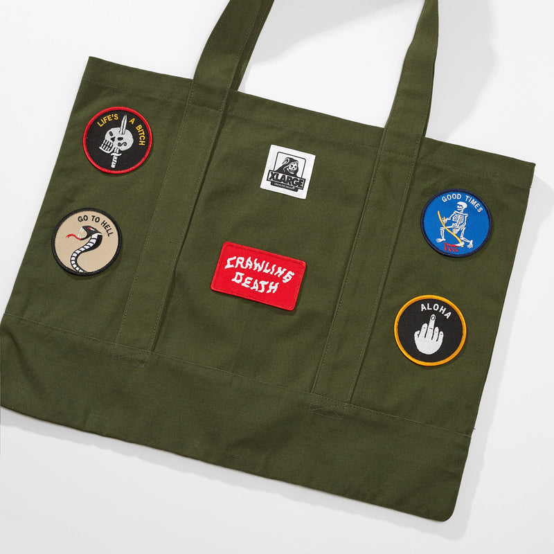 Xlarge Patch Tote Bag - Military